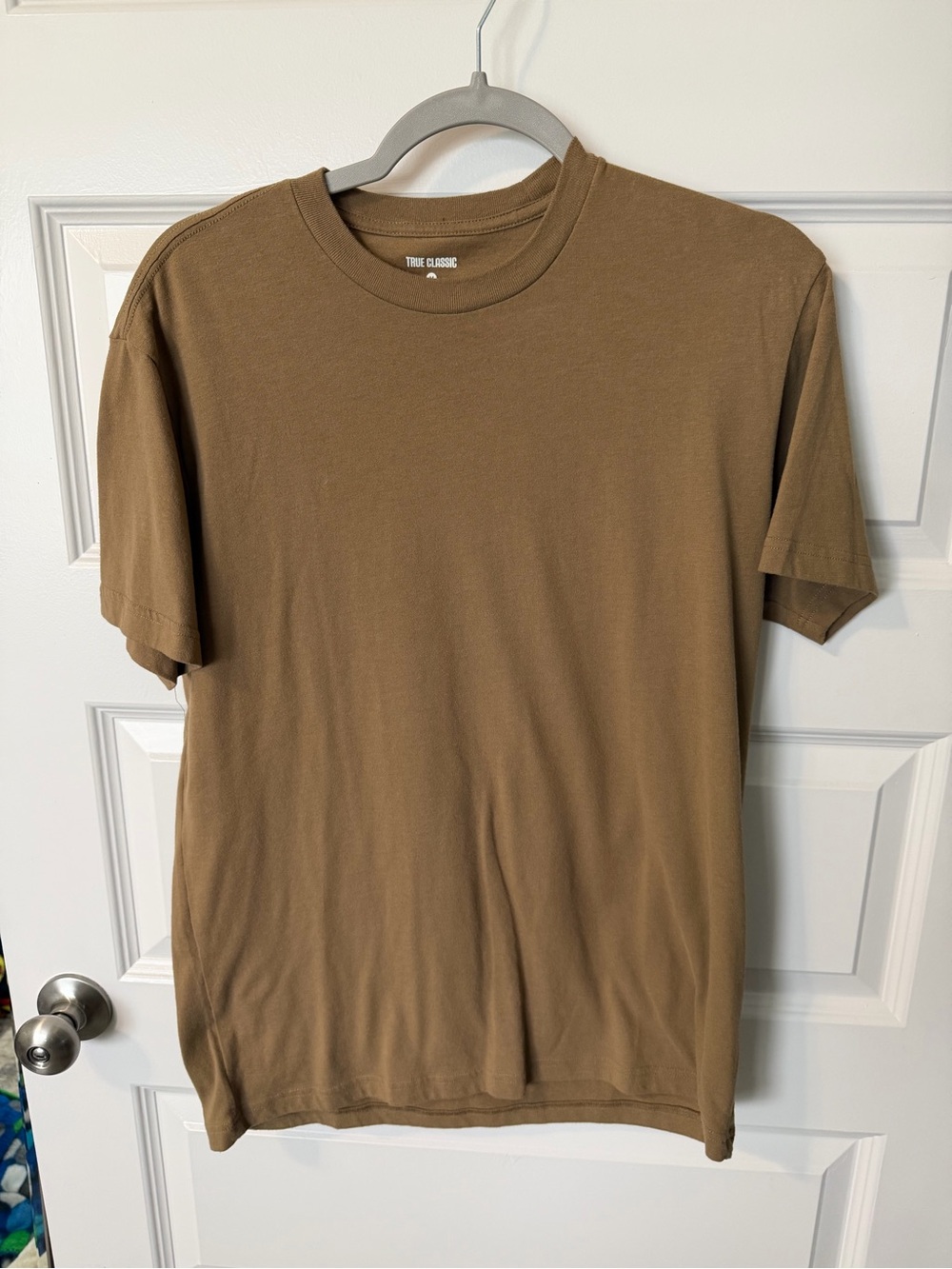 True Classic Men's Short Sleeve Crewneck T-Shirt — Brown